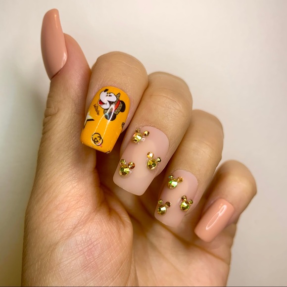 Custom gel press-on nails made by artisan set#6S - Picture 2 of 9